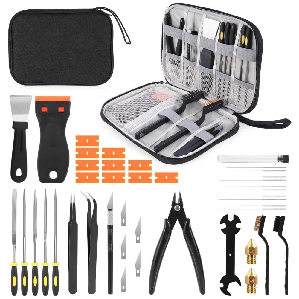 3D Printing Grinder - 34pcs 3D Printer Tools Kit Nozzle
