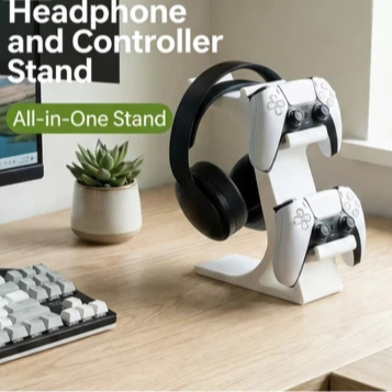 3D Printing Xbox Controller Holder - Controller & Headphone Stand 3d Printed