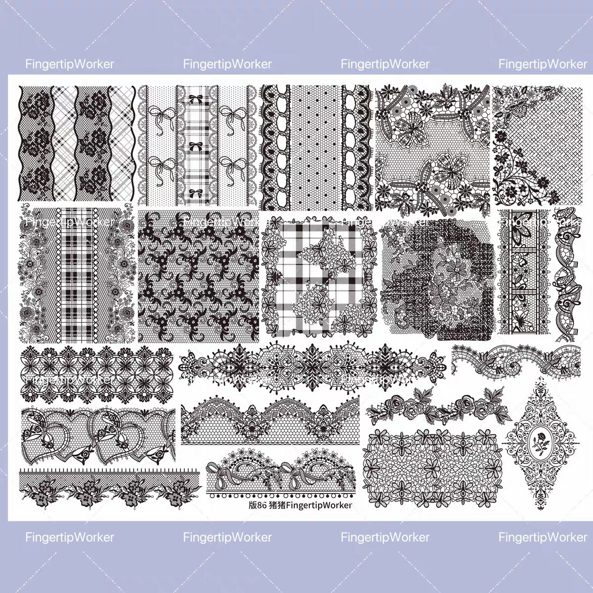 3D Printing Templates Free - 1PC Flowers Nail Stamping Plates Leaf