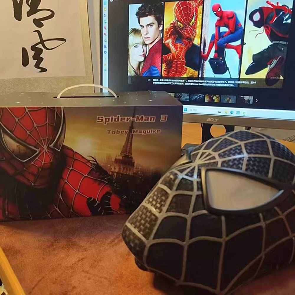 Hot Toby Maguire Spiderman Mas - 3D Printing On Fabric 리뷰 및 가격
