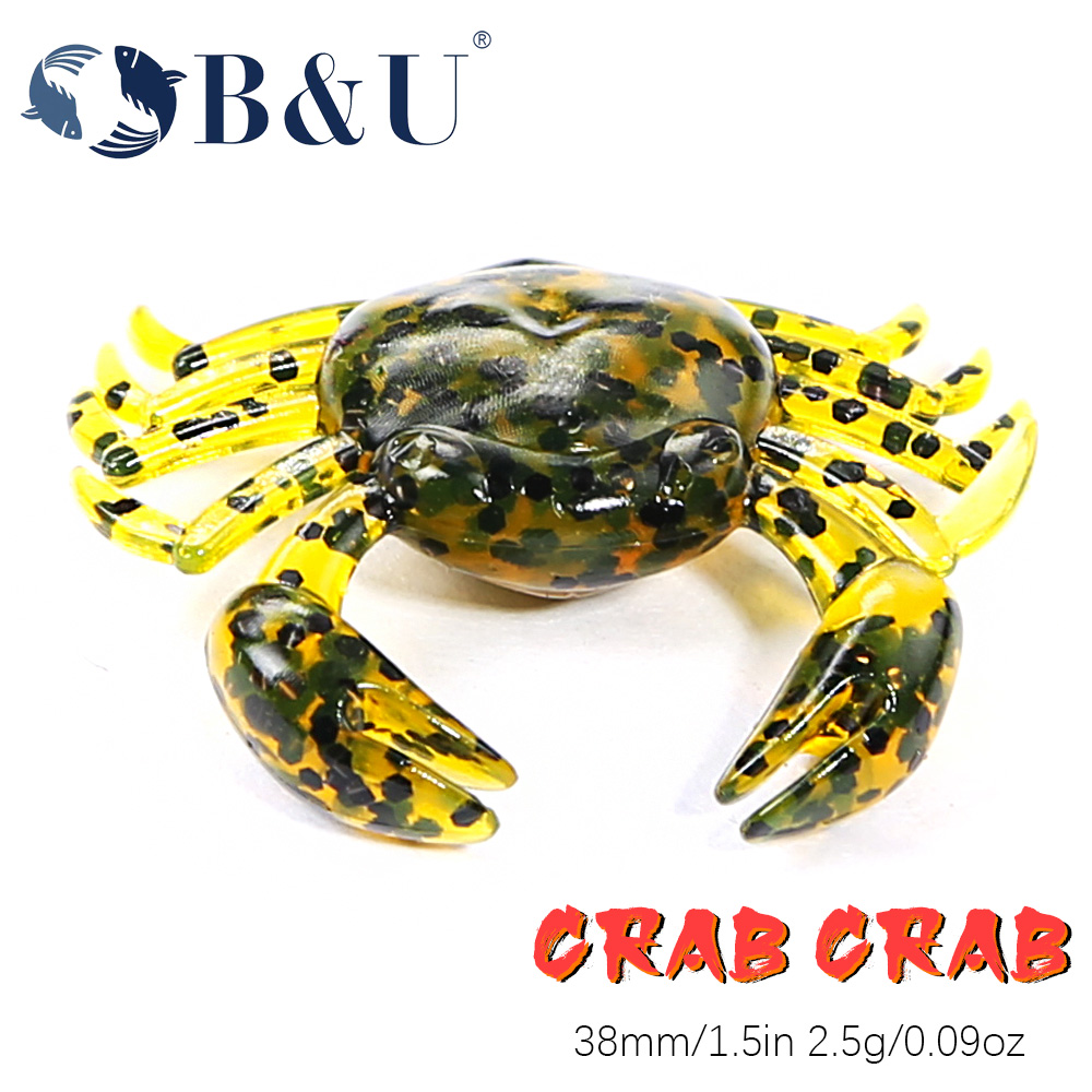 B&U 12pcs Crab Lure 3D Simulat - 3D Printing Lure 리뷰 및 가격