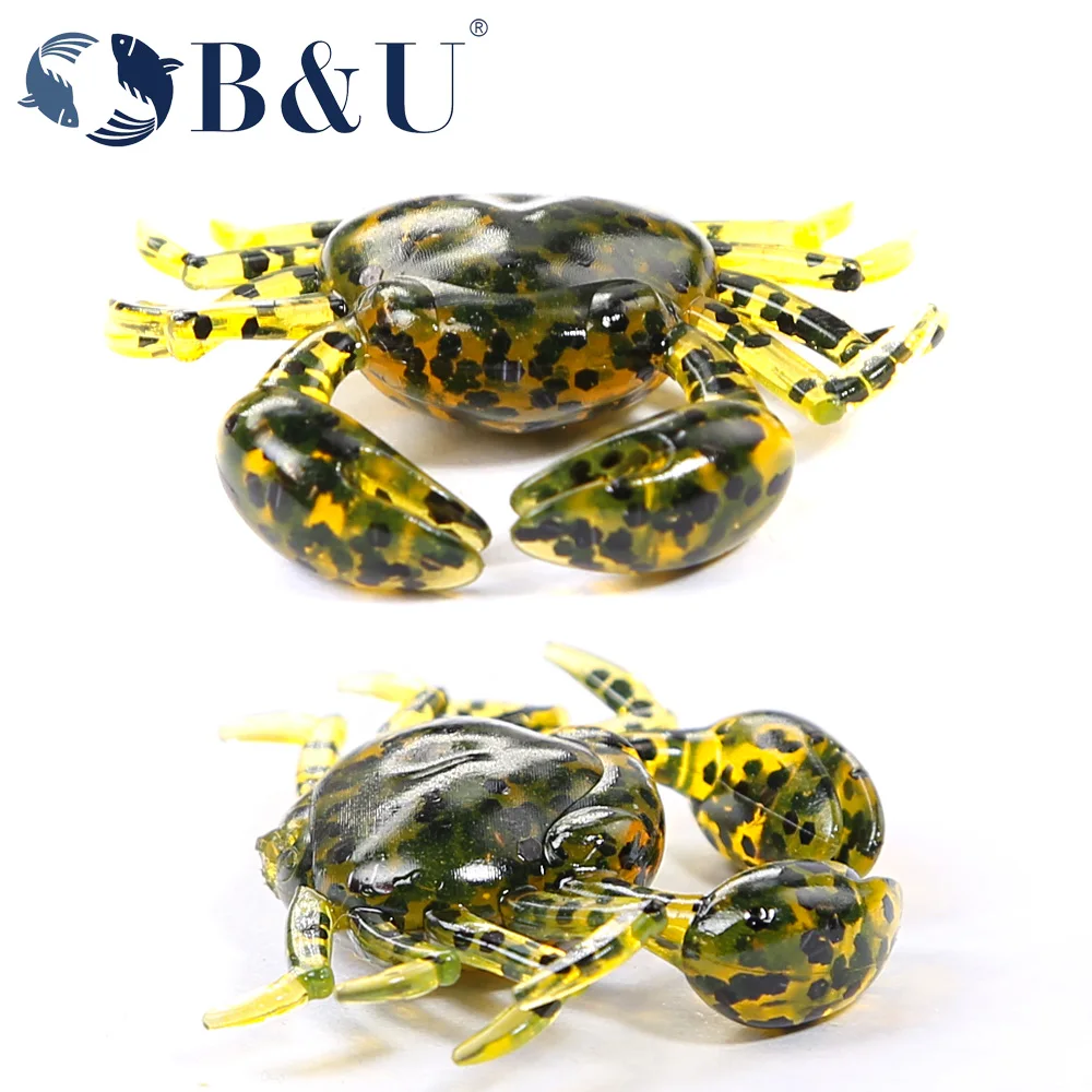 B&U 12pcs Crab Lure 3D Simulat - 3D Printing Lure 리뷰 및 가격