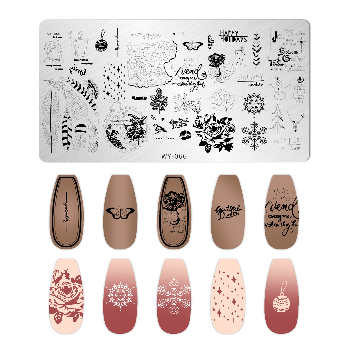Leaves Flower Nail Art Stampin - 3D Printing Templates Free 리뷰 및 가격