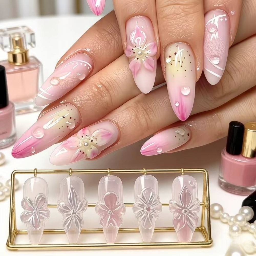 Lily Petals 3D Flower Nail Mol - 3D Printing Templates Free 리뷰 및 가격