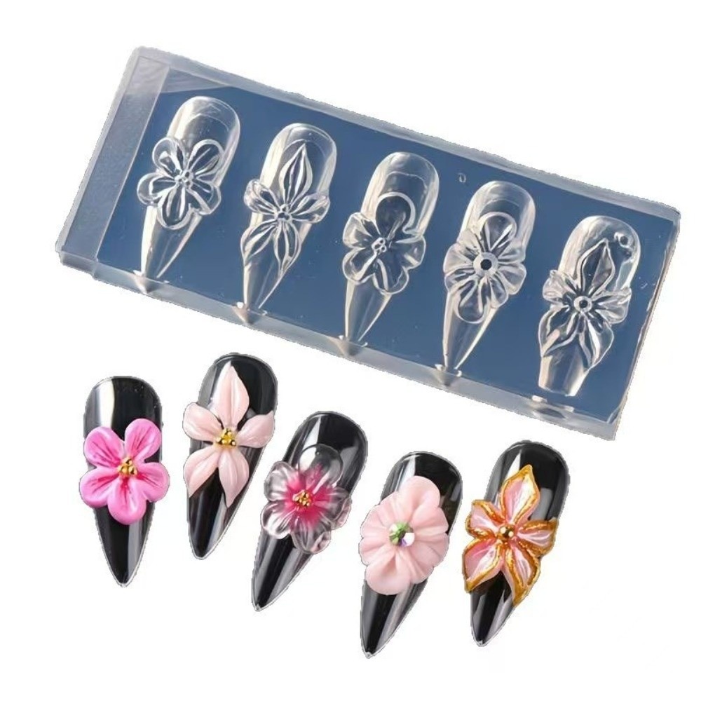 Lily Petals 3D Flower Nail Mol - 3D Printing Templates Free 리뷰 및 가격