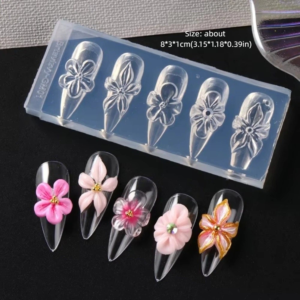 Lily Petals 3D Flower Nail Mol - 3D Printing Templates Free 리뷰 및 가격