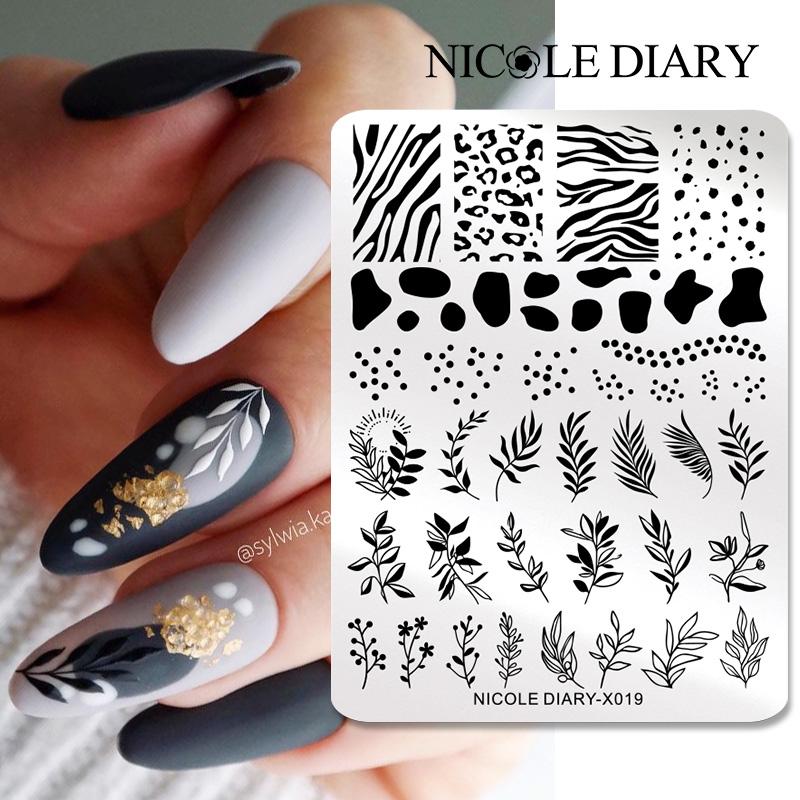 NICOLE DIARY Leaves Flower Nai - 3D Printing Templates Free 리뷰 및 가격