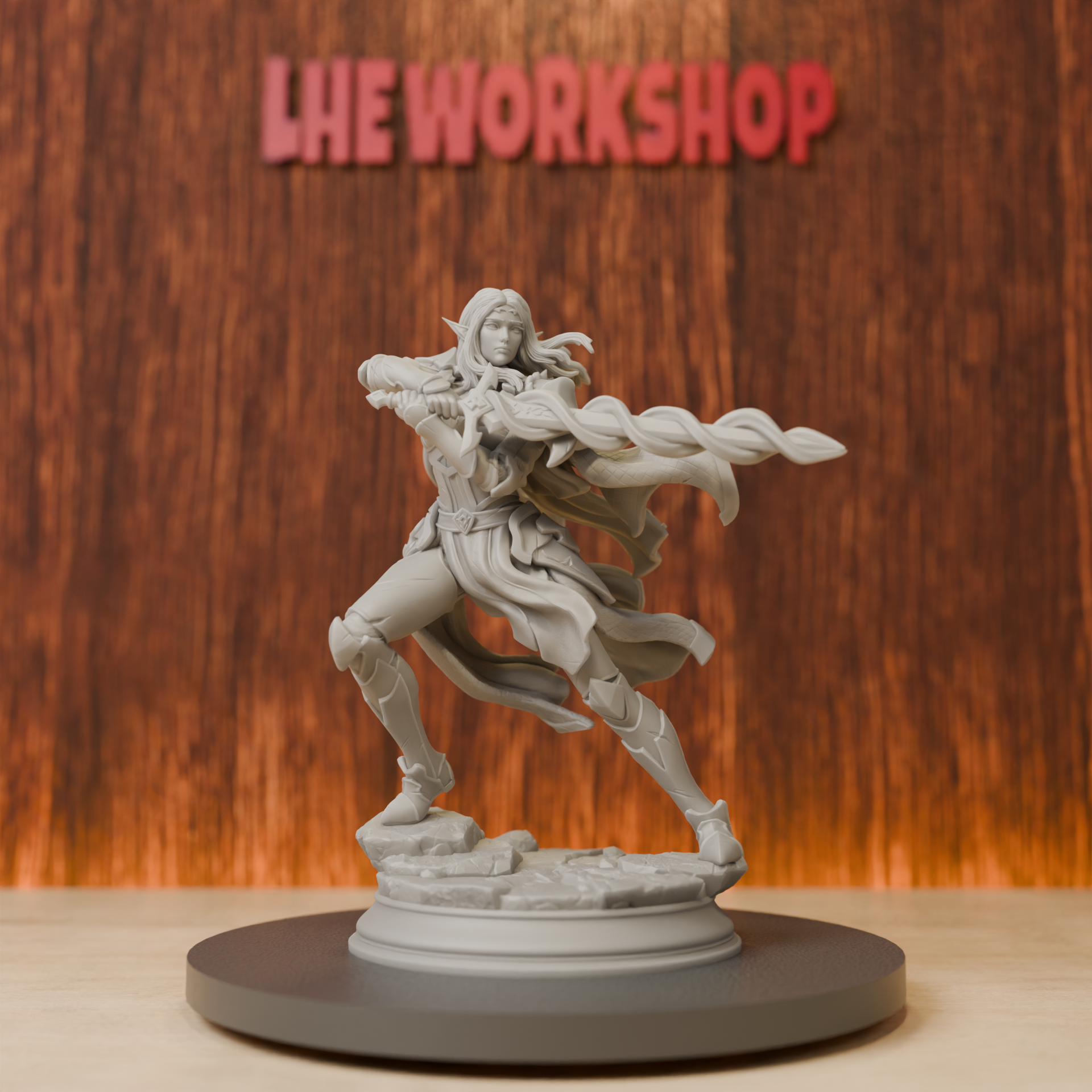 Female Elf Eldritch Knight Min - 3D Printing Liquid 리뷰 및 가격