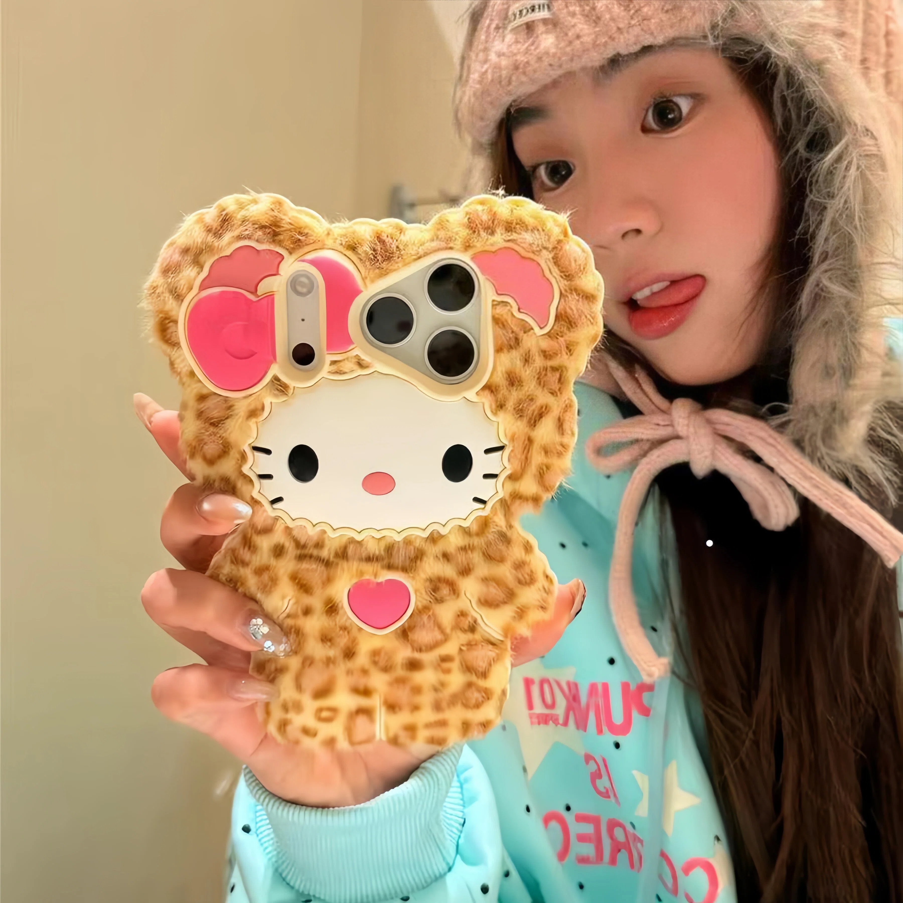 Fluffy Plush Hello Kitty Leopa - 3D Printing Iphone 리뷰 및 가격