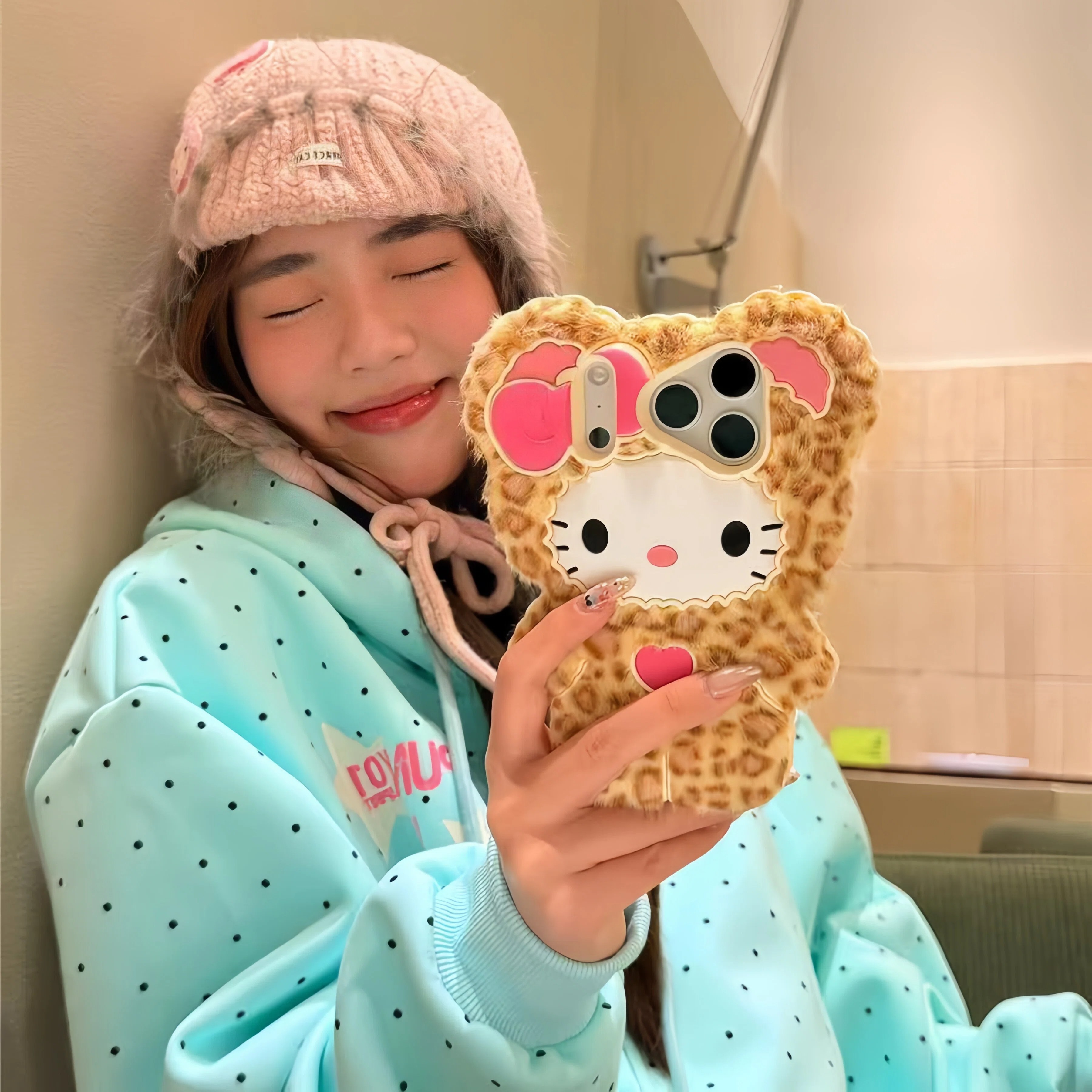 Fluffy Plush Hello Kitty Leopa - 3D Printing Iphone 리뷰 및 가격