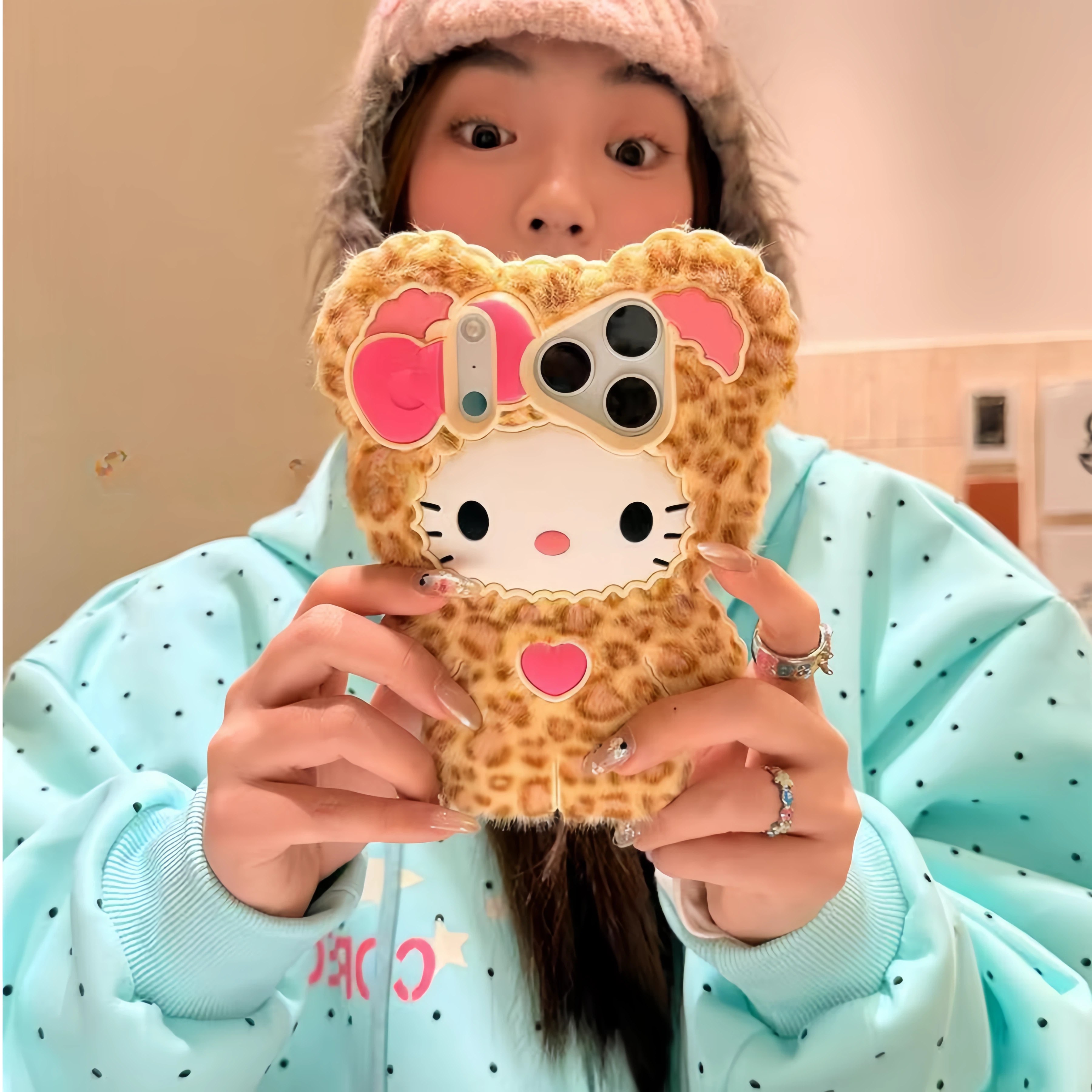 Fluffy Plush Hello Kitty Leopa - 3D Printing Iphone 리뷰 및 가격