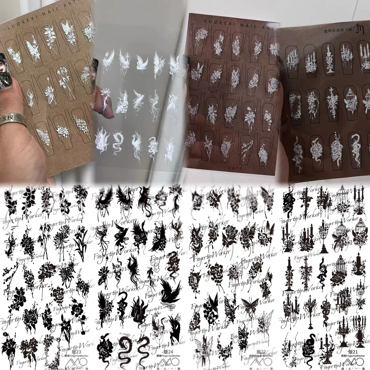 1PC Flowers Nail Stamping Plat - 3D Printing Templates Free 리뷰 및 가격