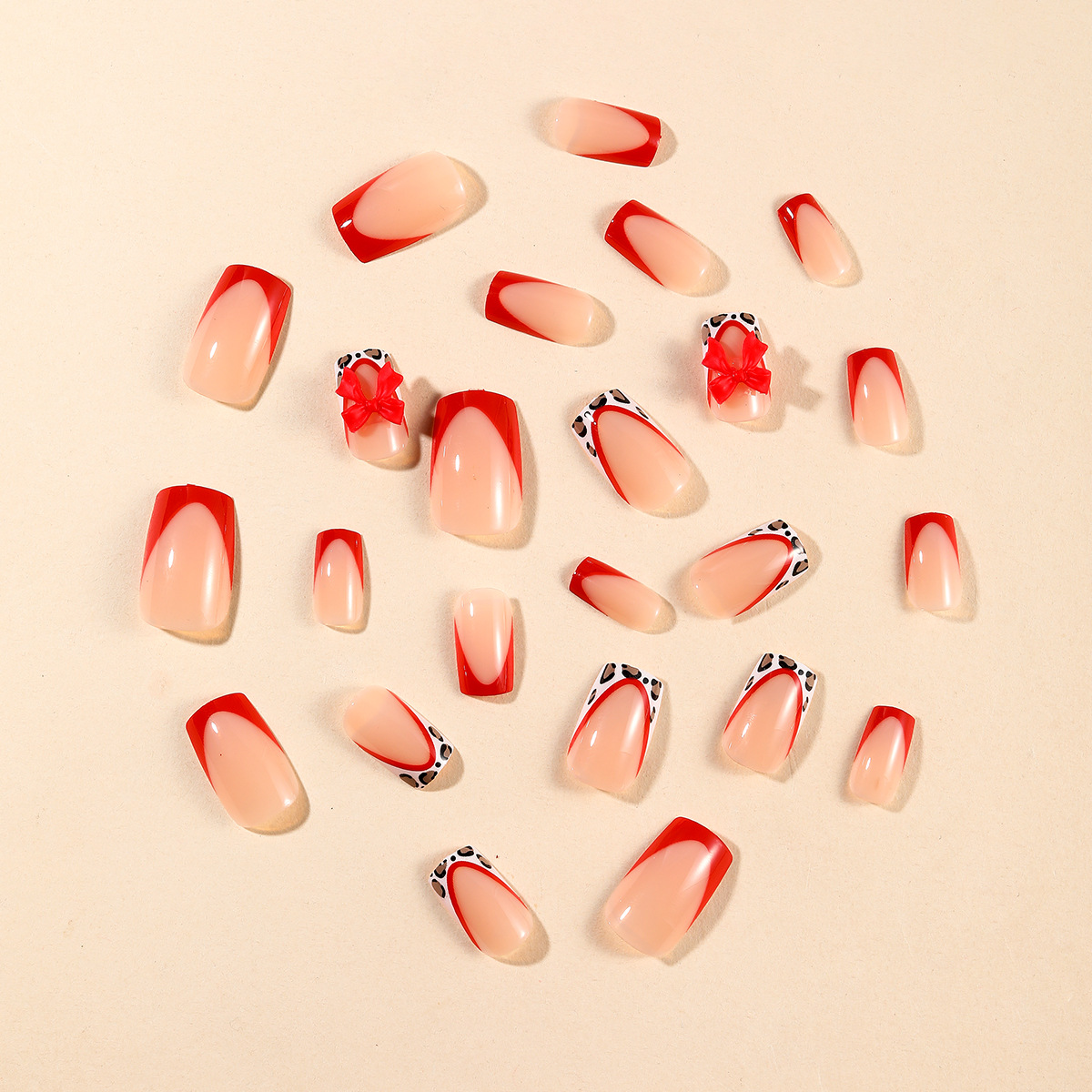 24pcs Red French Style Fake Na - 3D Printing Liquid 리뷰 및 가격