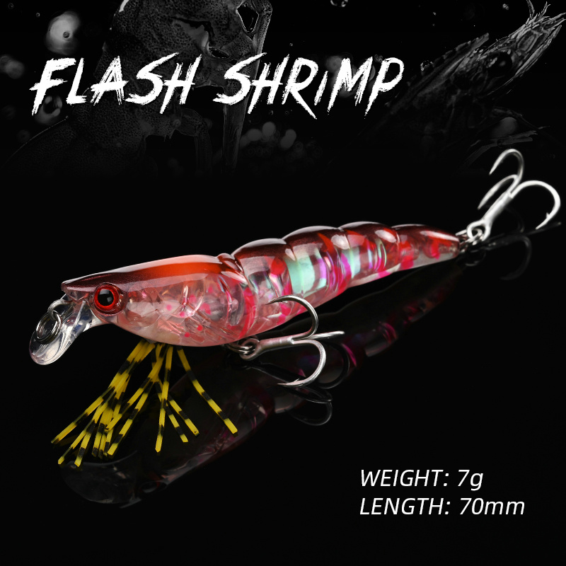 ALLBLUE 3D Flash Shrimp 70mm 7 - 3D Printing Lure 리뷰 및 가격