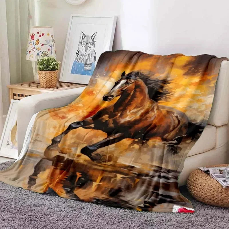 3D home cartoon printed horse  - 3D Printing On Fabric 리뷰 및 가격