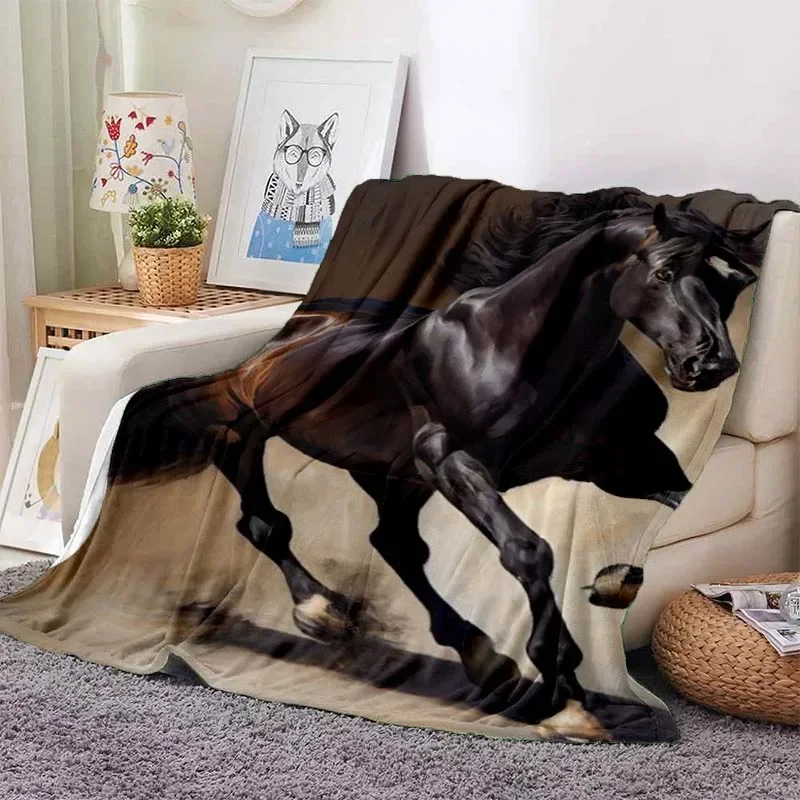 3D home cartoon printed horse  - 3D Printing On Fabric 리뷰 및 가격