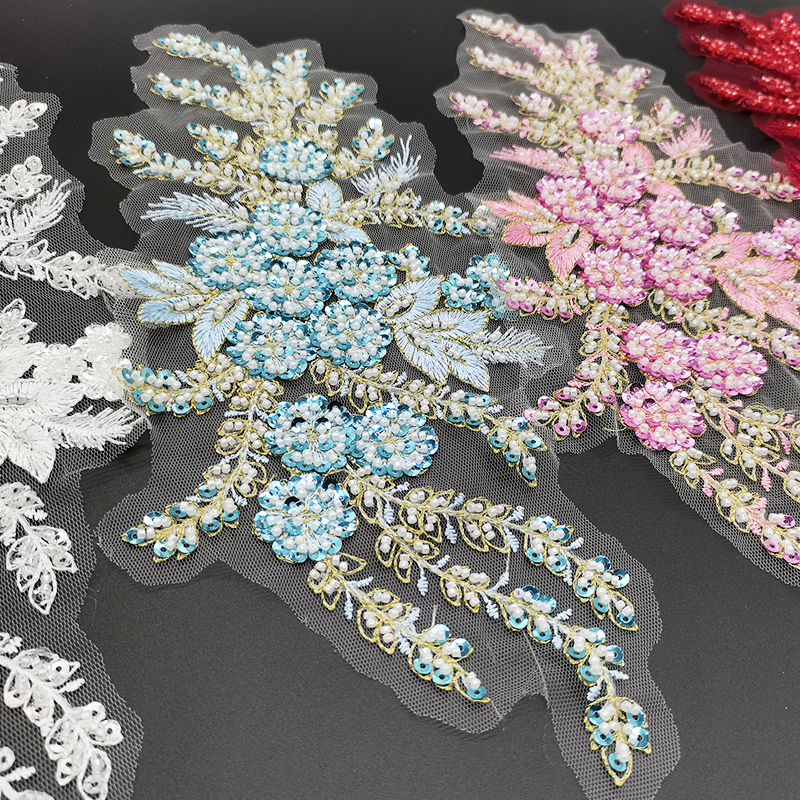 1Pc Beaded Flower Embroidery F - 3D Printing On Fabric 리뷰 및 가격