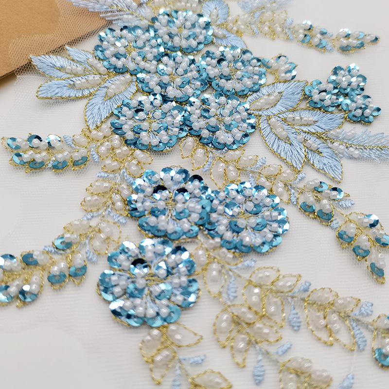 1Pc Beaded Flower Embroidery F - 3D Printing On Fabric 리뷰 및 가격