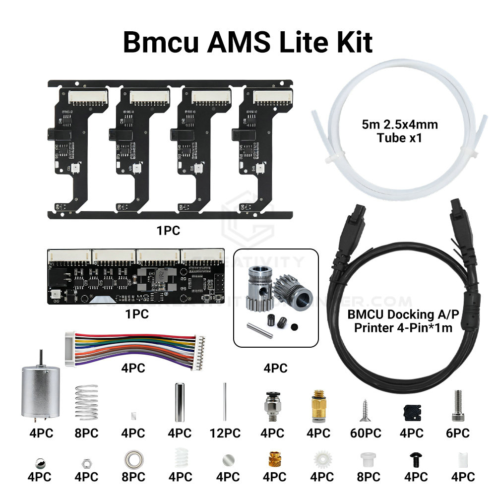 BMCU 370C AMS lite For Bamboo  - 3D Printing Bambu Lab A1 리뷰 및 가격