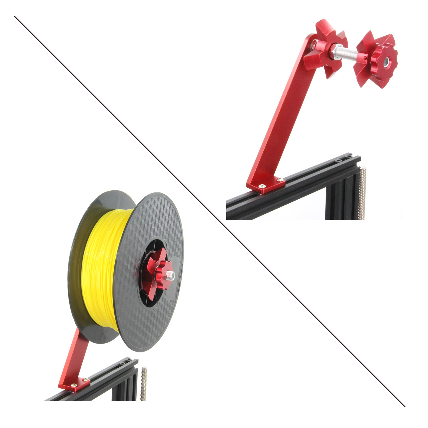 3D Printer Filament Holder Rot - 3D Printing Xyz 리뷰 및 가격
