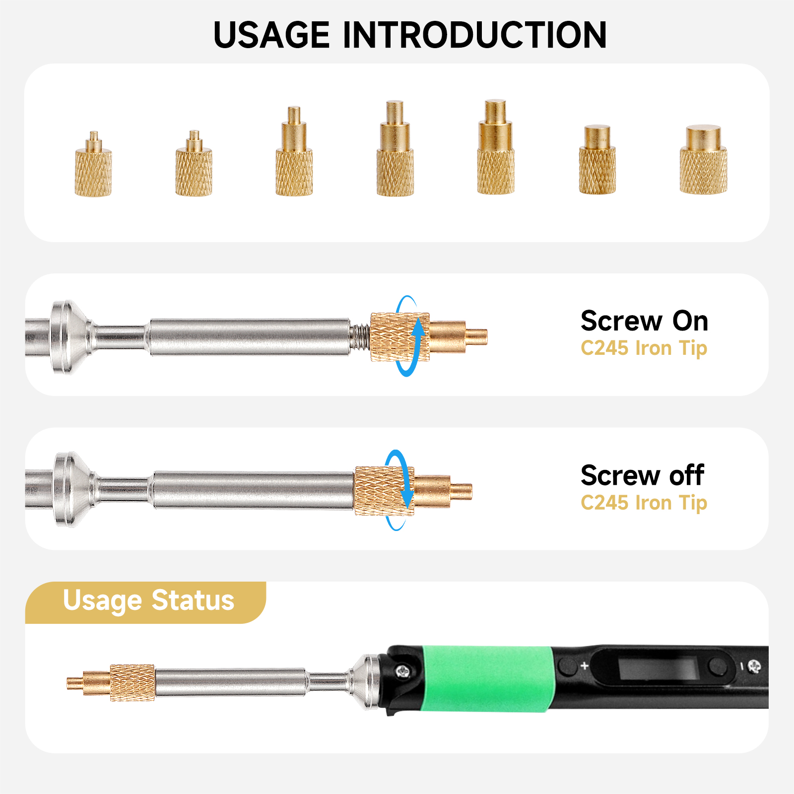 ST Soldering Tips Heat Set Ins - 3D Printing Xyz 리뷰 및 가격