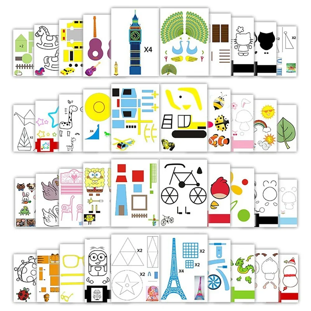 3D Pen Drawing Book with Graph - 3D Printing Templates Free 리뷰 및 가격