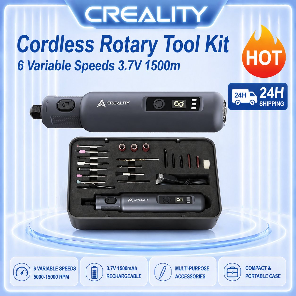 Creality Cordless Rotary Tool  - 3D Printing Grinder 리뷰 및 가격