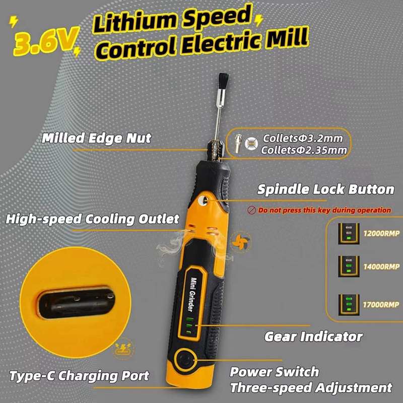 Cordless Mini Grinder Kit 3D P - 3D Printing Grinder 리뷰 및 가격