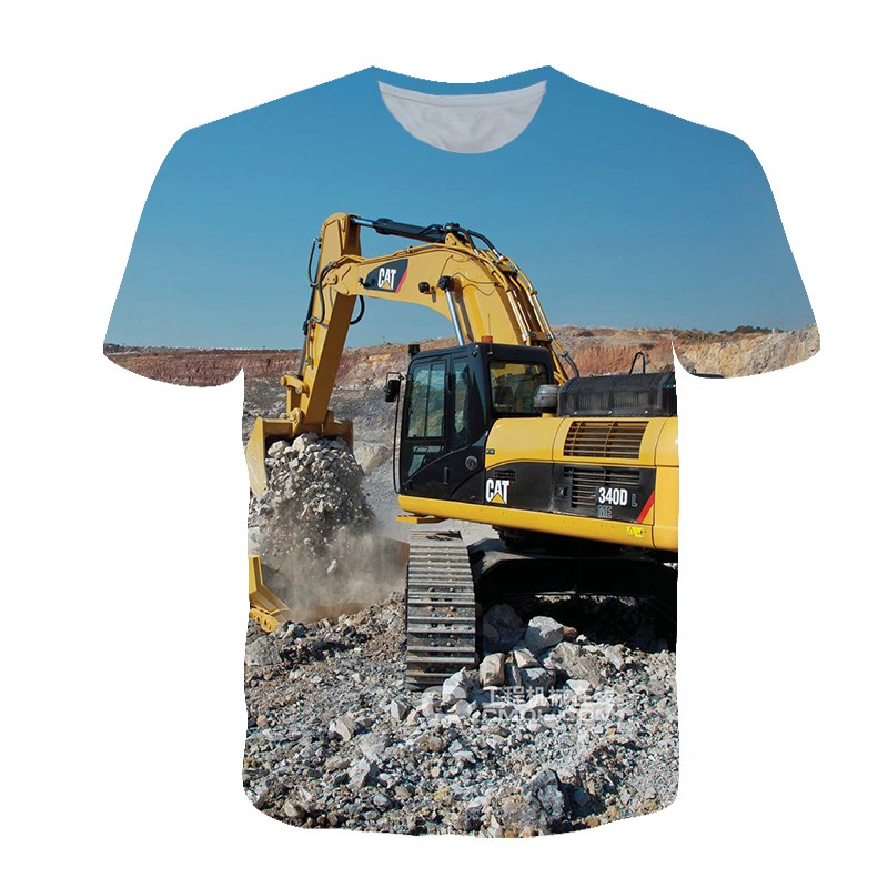 Summer Personalized T-shirt Me - 3D Printing Excavator 리뷰 및 가격