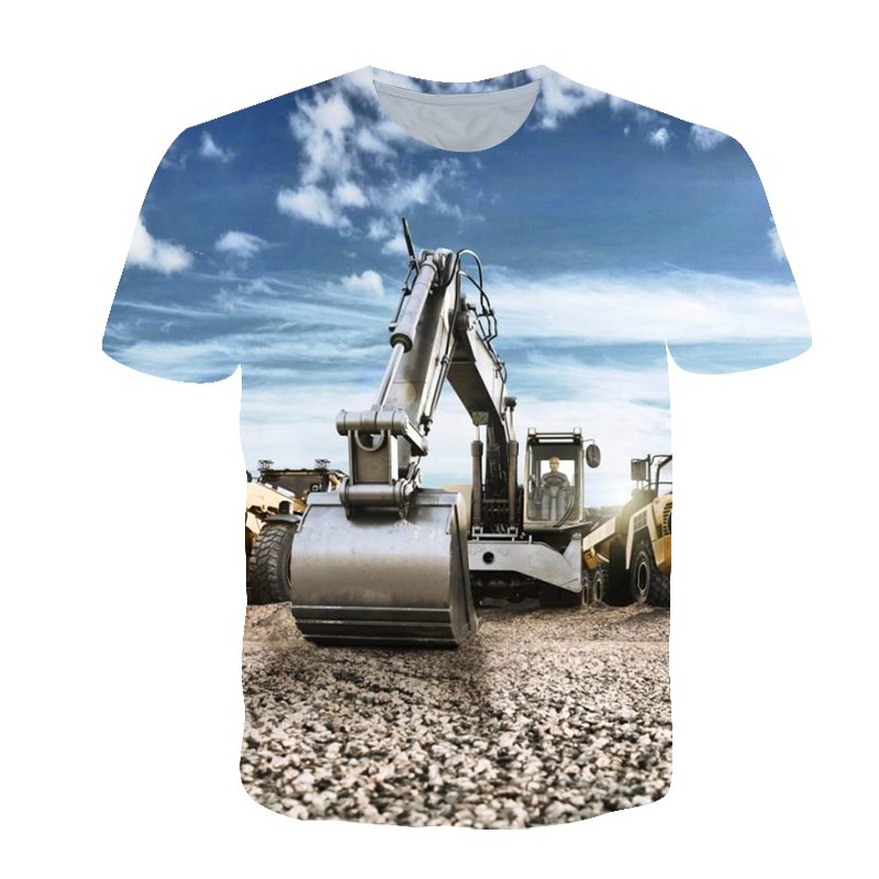Summer Personalized T-shirt Me - 3D Printing Excavator 리뷰 및 가격