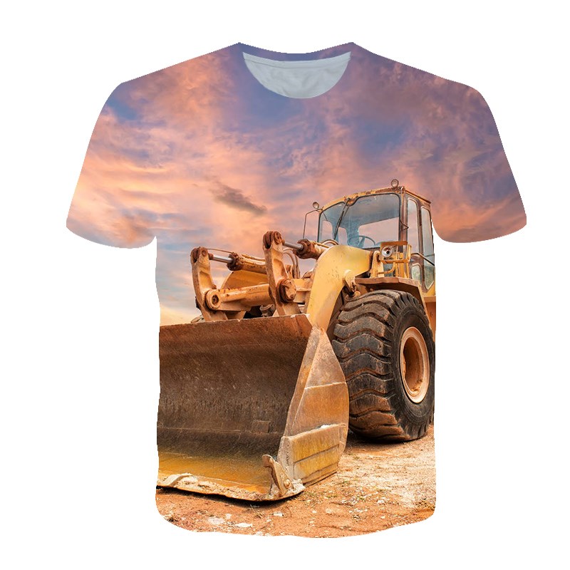Summer Personalized T-shirt Me - 3D Printing Excavator 리뷰 및 가격