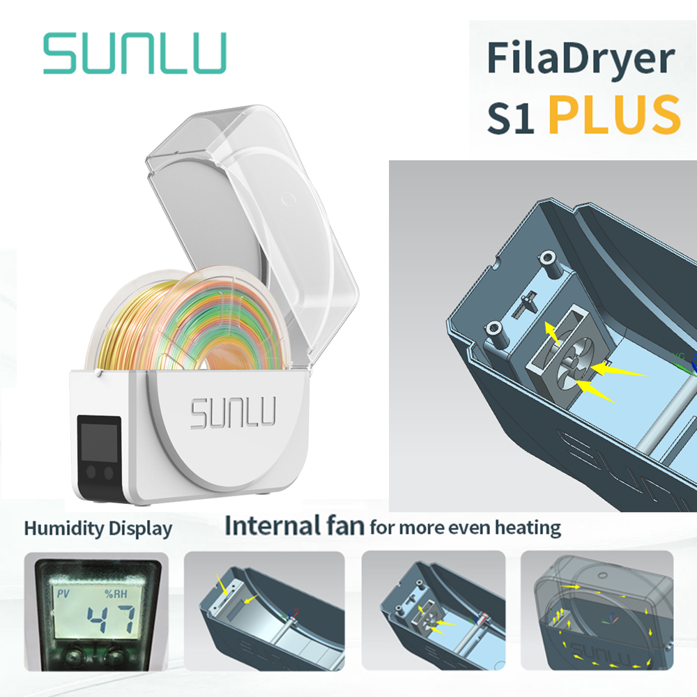 SUNLU Filament Dryer S1 Plus B - 3D Printing Xyz 리뷰 및 가격