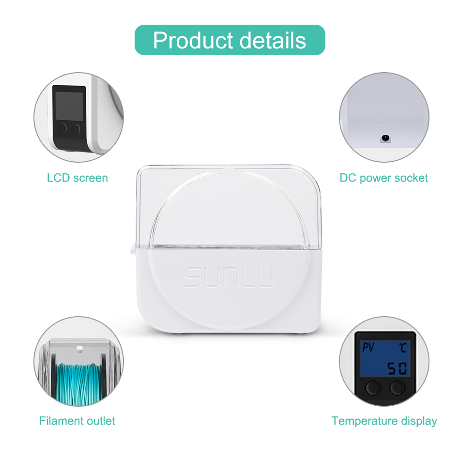 SUNLU Filament Dryer S1 Plus B - 3D Printing Xyz 리뷰 및 가격