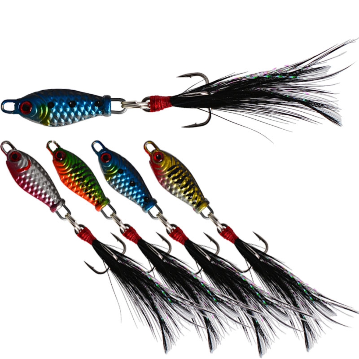 4Pcs Sinking Lead VIB Fishing  - 3D Printing Lure 리뷰 및 가격