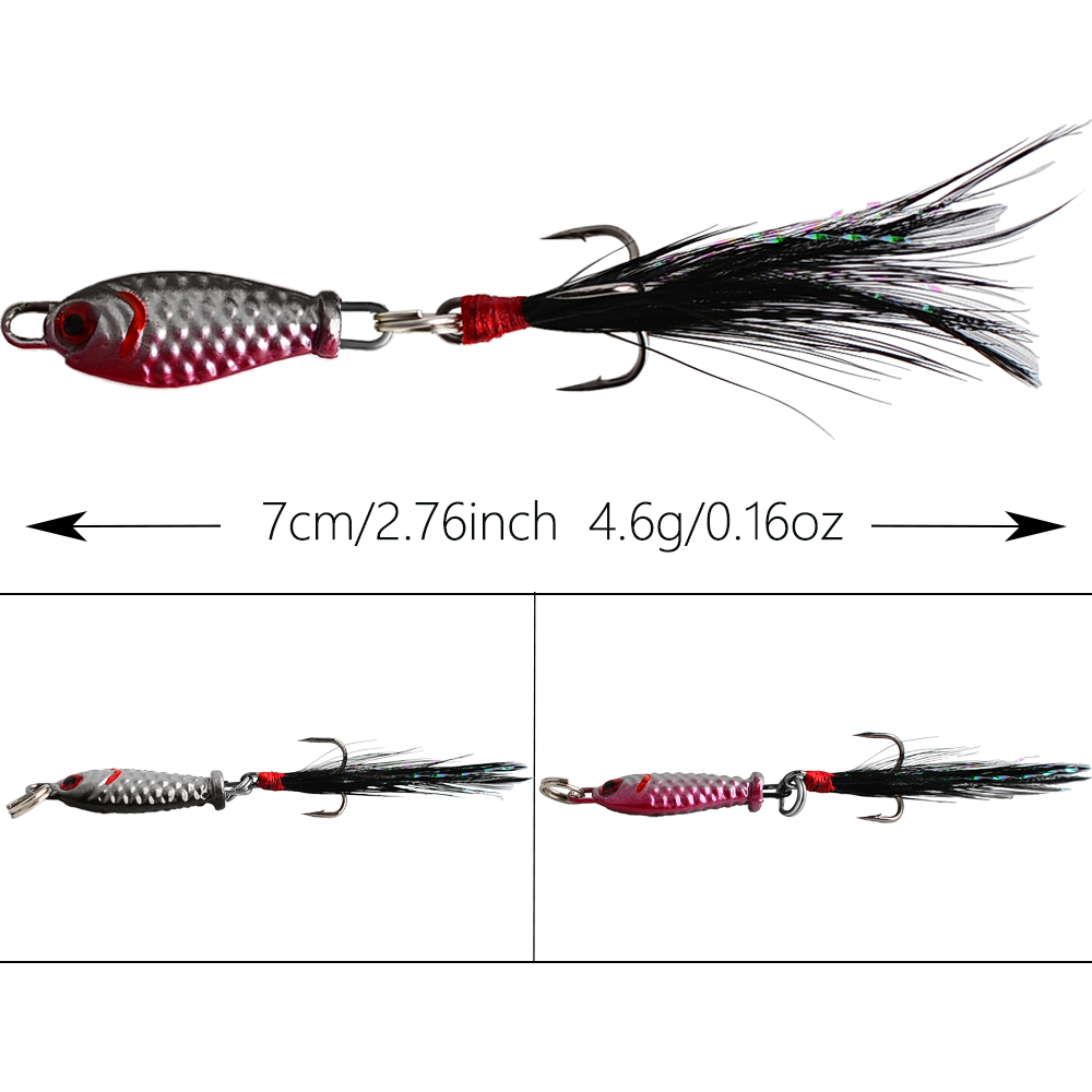 4Pcs Sinking Lead VIB Fishing  - 3D Printing Lure 리뷰 및 가격