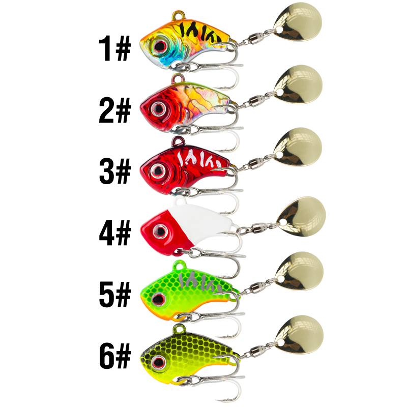 6PC 5g/7g/10g/14g/20g Rotating - 3D Printing Lure 리뷰 및 가격